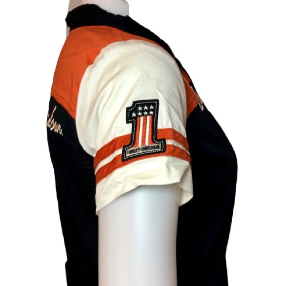 Harley Davidson Women’s Colorblock Zip-front - Picture 4 of 6